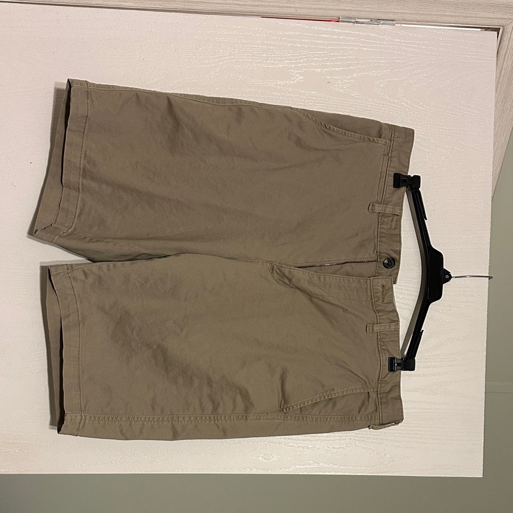 George Men's Flat Front Shorts - Tan